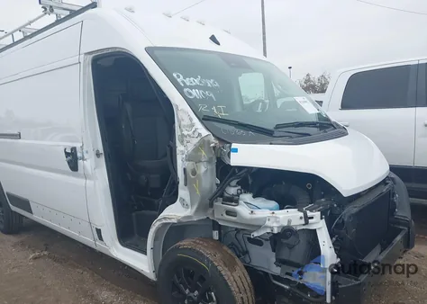 2023 Ram Promaster 2500 High Roof 159 Wb из США, поврежденный, VIN 3C6LRVDG5PE519402